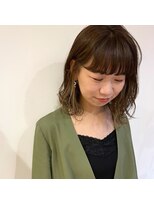 ツイギー 宮西店(TWiGGY)&nbsp;インナーカラーにハイライトたっぷり透明感カラー