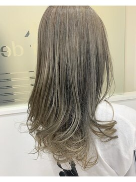 ケイアンドケイ ヘアー デザイン つつじが丘店(K&K) 柔らかく透けるグレージュ