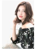 大人かわいいゆるウエーブ☆アッシュグレージュ【Linona】