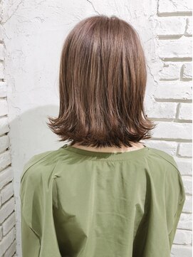 アジールヘア 北千住駅西口店(agir hair) 外国人風外ハネモカベージュ韓国ブリーチ【北千住】