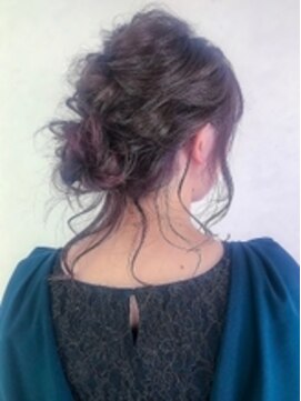 アレンヘアー 富士宮店(ALLEN hair) 結婚式おしゃれ波ウェーブアップスタイル