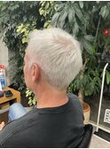 メンズホワイトカラー刈り上げ