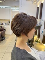 ヘアアーク(HAIR arc)&nbsp;刈り上げショート#京成津田沼#京成大久保#奏の杜#グレージュ