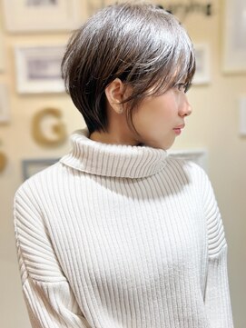 ラウンジ モリオ イケブクロ(Lounge MORIO Ikebukuro) 【morio池袋】大人かわいい長めのショートヘア♪