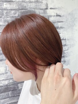 リアイス(Re:ICE) ピンクインナーカラー丸みショート