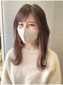インナーカラー×ピンク