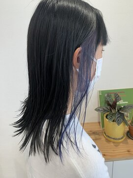オリオリビューティーサロン(Oli-Oli beauty salon) ブルーインナーカラー　/ 小谷優奈