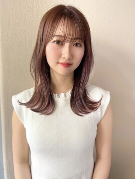 トゥルーズ 梅田店(TLUUS) 【TLUUSホワイトグレージュチェリーブラウンミニウルフ】