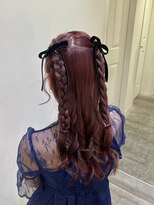 シャルムバイケンジ(Charm.by KENJE) ハーフツインアレンジ