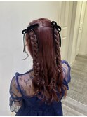 ハーフツインアレンジ
