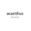 アカンサス バイ ミリー 高槻店(acanthus by milly)のお店ロゴ