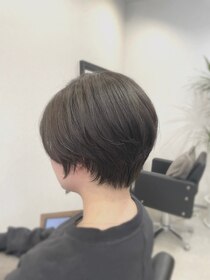 ニーラ バイ ニライカナイ 八幡宿店(Neela By Nirai Kanai) 似合わせカット/ショート/ショートボブ/アッシュブラウン/前髪