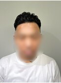 ワイルドさ際立つツーブロオールバック
