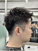 アップバングショート/ツーブロック