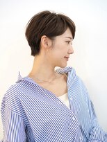 アイスバーグ ウェスト 清澄白河(eyesburg W/est)&nbsp;20代30代大人かわいいショートボブｘ小顔ひし形マッシュパーマ