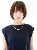 【坂本拓麻】顔まわりレイヤーで動きのある大人可愛いボブ