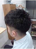 メンズピンパーマ