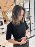 バレイヤージュ　グラデーション　ハイトーン　デザインカラー