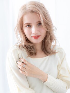 ドクターズ サロン ラブ(Dr's Salon LAB) ミルクティーカラーニュアンスパーマくびレイヤーg古河10代20代