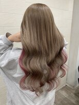 グランディールヘアデザイン(grandir hairdesign)&nbsp;ピンクインナーカラー！-Yurika-