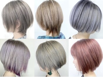 トリニティ(trinity)の写真/《ヘアカラー×ショート》のスタイルで、扱いやすく、カットラインがより美しいシルエットに◎[豊見城]