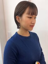 パーク 福岡天神西通り店(parc)&nbsp;モカベージュ　似合わせカット　フルバング　透明感　小顔カット