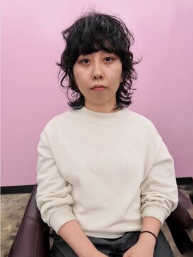 キジ(KIJI) ウルフパーマ/ミディアムレイヤー