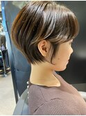 【似合わせ白髪ぼかし】細めハイライト/くすみベージュ/美髪