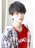 クルッとしない【シャープパーマ×ショートウルフ】メンズパーマ