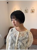 ショートボブ/丸みショート/顔まわりレイヤー/宇都宮/戸祭