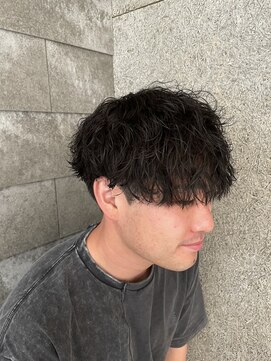 ニアウ 伊勢崎連取店(Niau) メンズマッシュ波巻きスパイラルパーマメンズパーマ