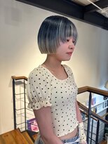 チックタック モーガン エアライン(TICK-TOCK MORGAN airline)&nbsp;【MORGAN】アンブレラカラー ブルーブラック×ホワイトブロンド