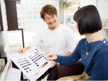 ラディーチェ(radice)の写真/気を遣わせない実力派stylistがマンツーマン施術！一人一人に合わせた施術であなたのお悩みを解決します★