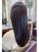 ヘアメイクアモーレ 光の森店(Hair Make Amore)&nbsp;髪質改善ストレート+ナチュラルブラウン