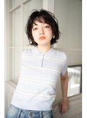 オリーブグレーのグランマッシュボブ・・・HINATA