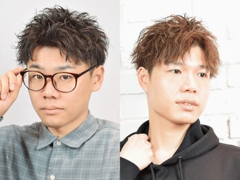 クオンヒール(QUON HEAL)の写真/【谷町四丁目/天満橋】オシャレなのに扱いやすいパーマスタイル◇カッコよさの中に+α◇men's/メンズパーマ
