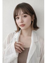 ベル 表参道店(Belle)&nbsp;女性らしい動きのあるボブ&ケアブリーチ仕様のインナーカラー