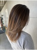 gradation Balayage 山本 日輪