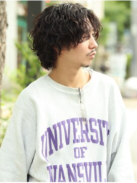 men's salon es. 新宿 メンズカット/メンズパーマ/メンズヘア【メンズサロン エス】 ニュアンスパーマ/波巻きツイストスパイラル[新宿/メンズ/men's]