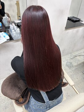 エルフレームバイワンラヴェスト(L'FLAME by one Lovest) 顔周りレイヤー/ダブルカラー/髪質改善/ケアブリーチ長野駅前