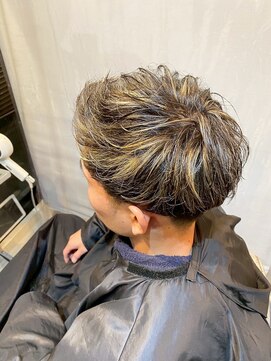ヘアーリゾートガーデン 南柏店(Hair Resort Garden) 無造作メッシュ