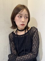 ロンド パルティール 大宮(Lond partir) ミルクティーベージュ/レイヤーボブ/韓国巻き/顔周りカット/大宮