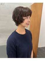 ニール 名古屋 伏見 丸の内(NEELU)&nbsp;ラフなカールで顔まわりレイヤーボブ