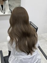 ディジョン(Dijon)&nbsp;韓国顔まわりレイヤーカットグレージュオリーブベージュブラウン