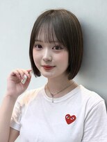 リン(Lin)&nbsp;二子玉川大人ボブ切りっぱなしボブ前下がりボブ