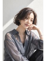 アッシュ 学芸大学店(Ash) ショートボブ/大人女性/ダークモカ/白髪ぼかし/脱白髪染め