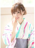 《Barretta/蒲田》☆浴衣着付け☆お祭り☆くるりんぱアレンジ☆