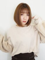 簡単前下がりボブし