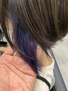 ブッディ(BDY) 濃いめに入れて色味調整☆青紫インナー