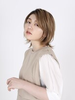 デイジー インデックスヘア 大島店(DAISY index hair)&nbsp;ウルフレイヤー ボブルフ くびれミディ ひし形 レイヤーカット